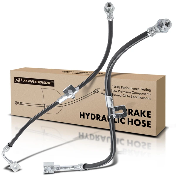 2 Pcs Front Brake Hydraulic Hose for 1984-1995 Chevrolet G20