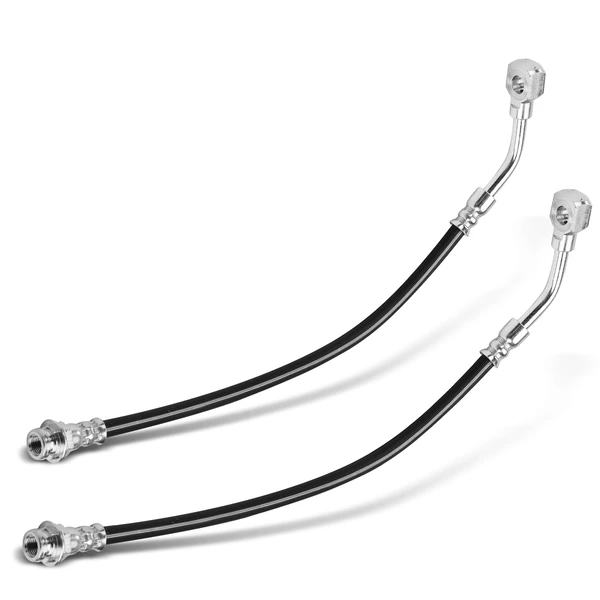 2 Pcs Front Brake Hydraulic Hose for Buick LaCrosse Chevy Impala Olds Pontiac