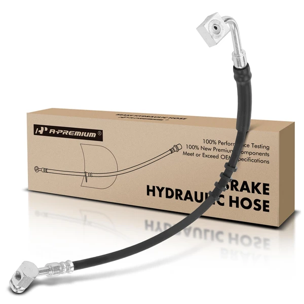 Front Driver Brake Hydraulic Hose for 1995-1998 Ford E-350 Econoline Club Wagon