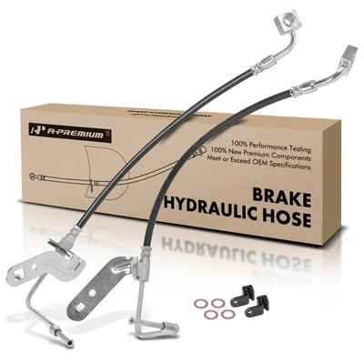 2 Pcs Rear Brake Hydraulic Hose