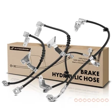 4 Pcs Front & Rear Brake Hydraulic Hose