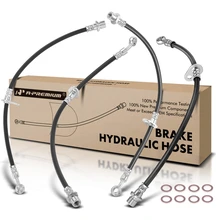4 Pcs Front & Rear Brake Hydraulic Hose