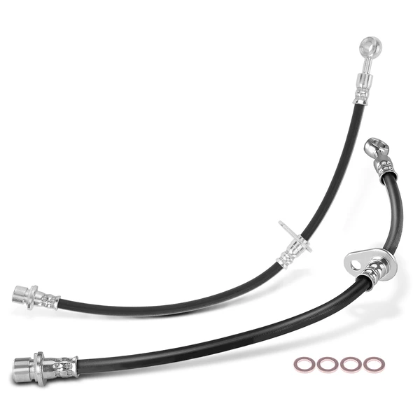 2 Pcs Front Brake Hydraulic Hose for Honda Accord 98-02 Acura CL TL