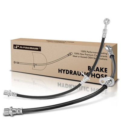 2 Pcs Front Brake Hydraulic Hose