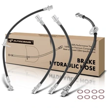 4 Pcs Front & Rear Brake Hydraulic Hose