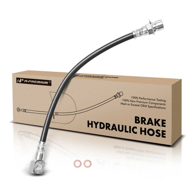 Front Brake Hydraulic Hose for Chevrolet Astro GMC Safari 2000-2002 V6 4.3L RWD