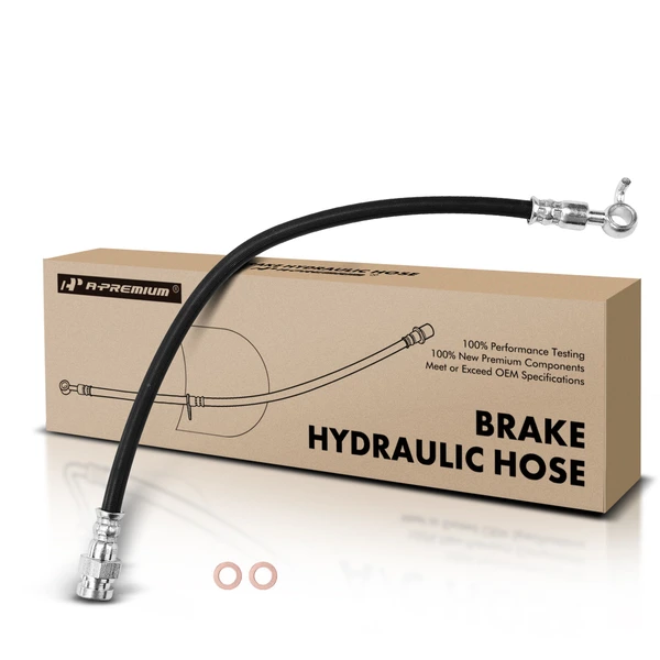 Front Passenger Brake Hydraulic Hose for Mazda Miata 1990-1997 & 1999-2005 1.8L
