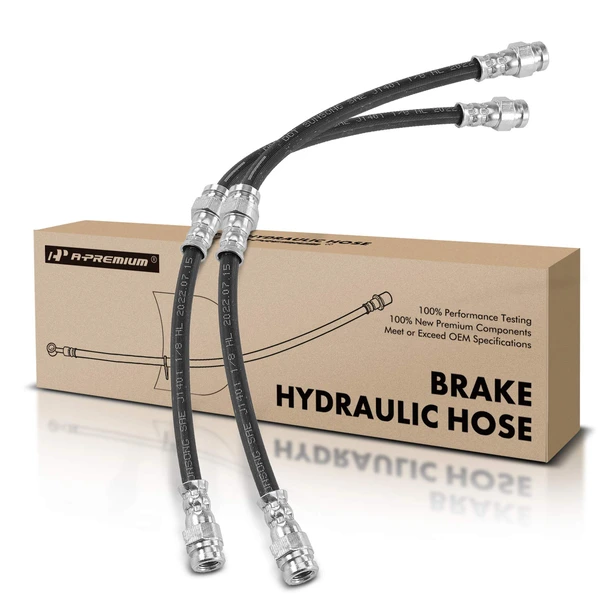 2 Pcs Front Brake Hydraulic Hose for Mazda RX-7 1993-1995