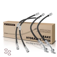 4 Pcs Front & Rear Brake Hydraulic Hose