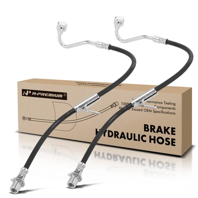 2 Pcs Front Brake Hydraulic Hose