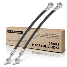 2 Pcs Rear Outer Brake Hydraulic Hose