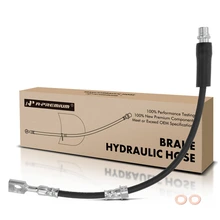 2 Pcs Front Brake Hydraulic Hose for 2003-2009 2011 Saab 9-3