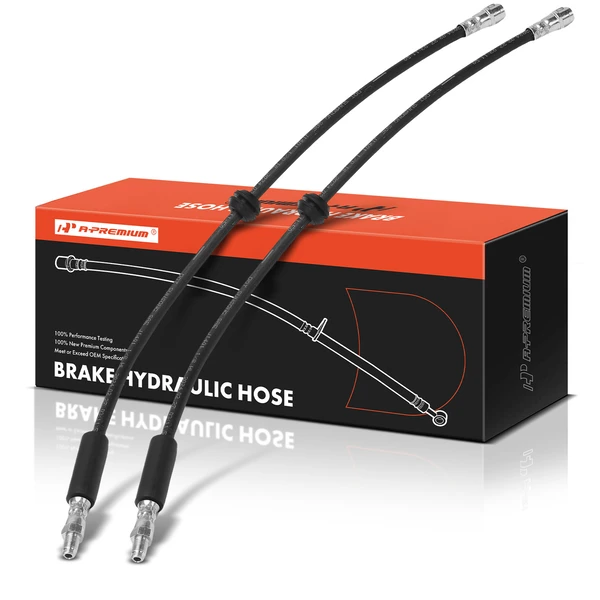 2 Pcs Front Brake Hydraulic Hose for 2006-2007 Mercedes-Benz R500
