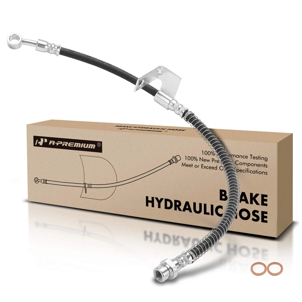 Front Passenger Brake Hydraulic Hose for 1995-2005 Hyundai Accent