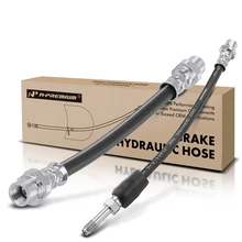 2 Pcs Rear Inner & Outer Brake Hydraulic Hose for 2011 BMW 1 Series M