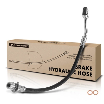 Rear Left Outer Brake Hydraulic Hose for 2007-2010 GMC Sierra 3500 HD