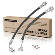 2 Pcs Rear Brake Hydraulic Hose for 2009-2010 INFINITI G37