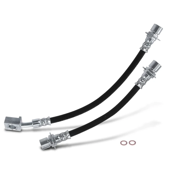 2 Pcs Rear Passenger Inner & Outer Brake Hydraulic Line for Cadillac CTS 2008-2013