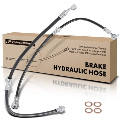 2 Pcs Front Brake Hydraulic Hose