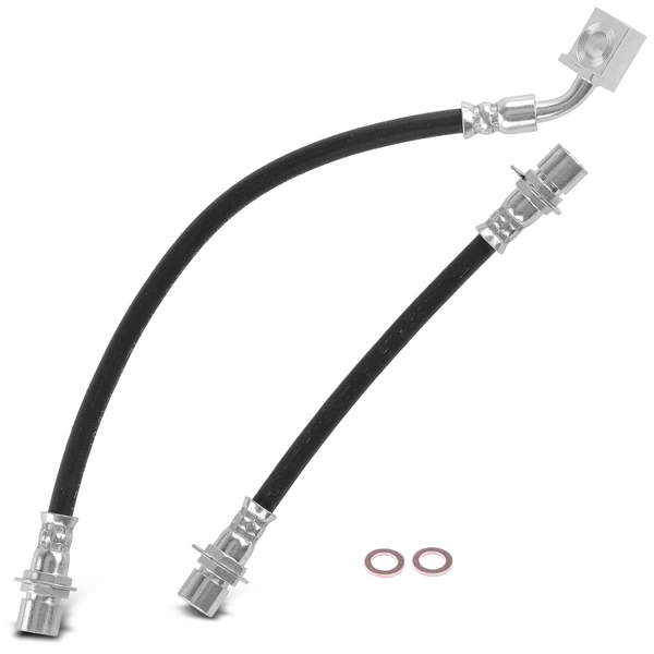 2 Pcs Rear Passenger Inner & Outer Brake Hydraulic Hose for Cadillac CTS 1995-1997