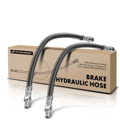 2 Pcs Rear Brake Hydraulic Hose