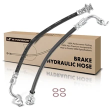 2 Pcs Rear Brake Hydraulic Hose for 2014-2015 INFINITI QX50