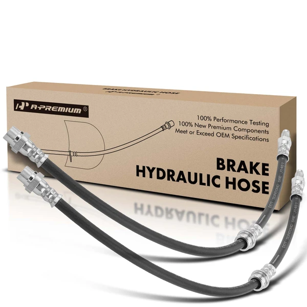 2 Pcs Rear Outer Brake Hydraulic Hose for 2007-2018 BMW X5