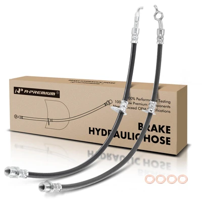 2 Pcs Rear Brake Hydraulic Hose