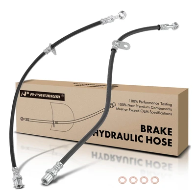 2 Pcs Front Brake Hydraulic Hose