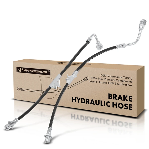 2 Pcs Front Brake Hydraulic Hose for 1991 GMC S15 Jimmy