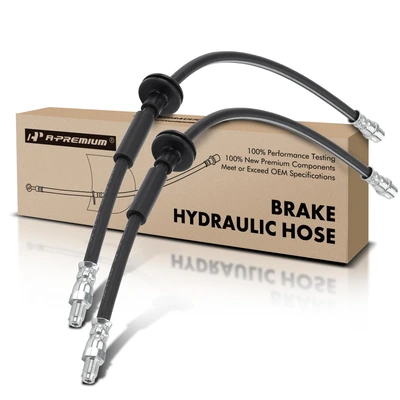 2 Pcs Front Brake Hydraulic Hose