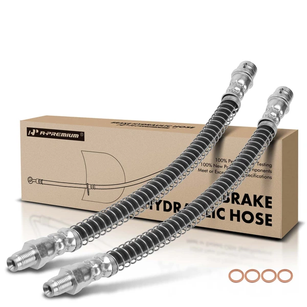 2 Pcs Rear Brake Hydraulic Hose for 2001-2006 Mercedes-Benz CL600