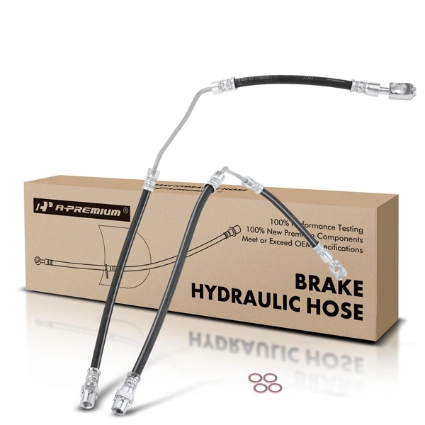 2 Pcs Rear Brake Hydraulic Hose for 2000-2006 BMW X5