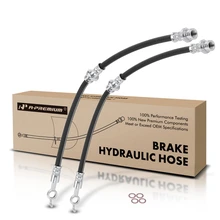 2 Pcs Rear Brake Hydraulic Hose for 2000-2004 Volvo V40