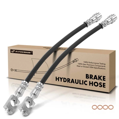 2 Pcs Rear Brake Hydraulic Hose