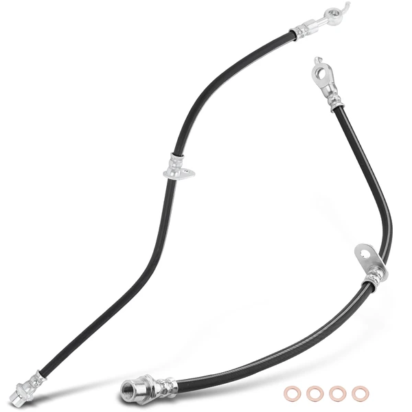 2 Pcs Front Brake Hydraulic Hose for Toyota Echo 2000-2005 Scion xA 2004-2006