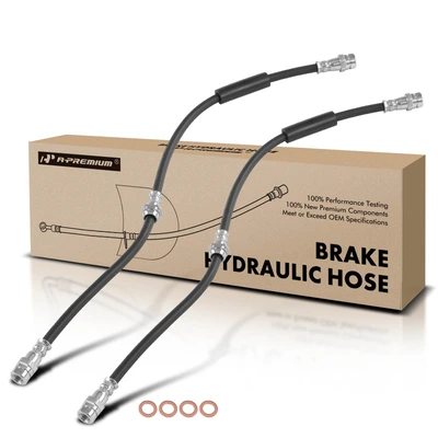 2 Pcs Front Brake Hydraulic Hose