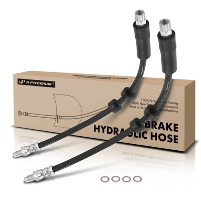 2 Pcs Front Brake Hydraulic Hose