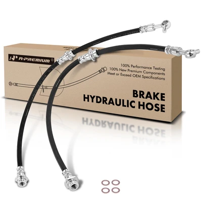 2 Pcs Front Brake Hydraulic Hose