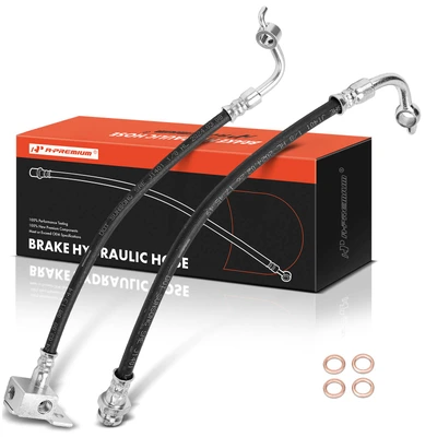 2 Pcs Rear Brake Hydraulic Hose