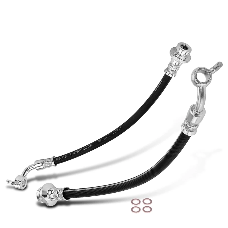 2 Pcs Rear Brake Hydraulic Hose for Nissan Altima 2002-2006 Maxima 2004-2008