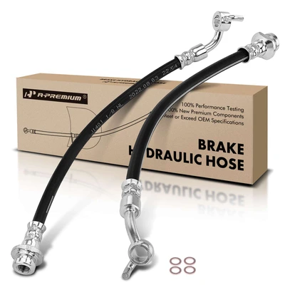 2 Pcs Rear Brake Hydraulic Hose