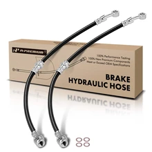 2 Pcs Rear Brake Hydraulic Hose for 2001-2006 Mitsubishi Montero