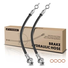 2 Pcs Rear Brake Hydraulic Hose