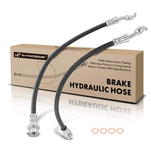 2 Pcs Rear Brake Hydraulic Hose for Hyundai Tucson 2016-2018 Kia Sportage