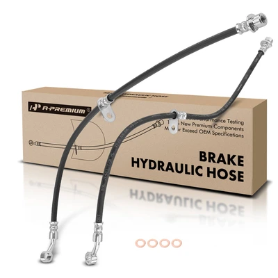 2 Pcs Front Brake Hydraulic Hose