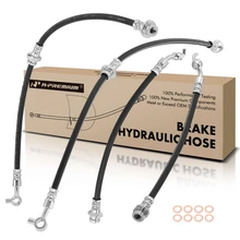 4 Pcs Front & Rear Brake Hydraulic Hose for 2009-2014 Nissan Maxima