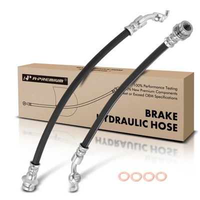 2 Pcs Rear Brake Hydraulic Hose
