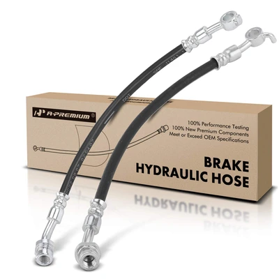 2 Pcs Rear Brake Hydraulic Hose