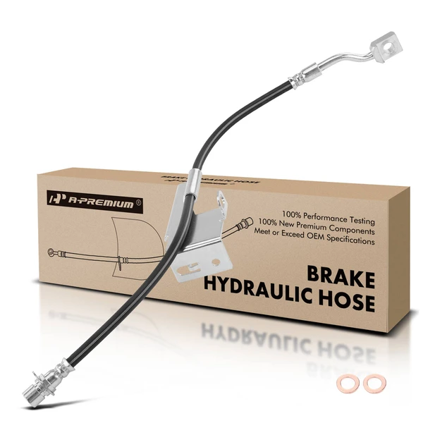 Front Driver Brake Hydraulic Hose for 2011-2013 2015 Chevrolet Silverado 3500